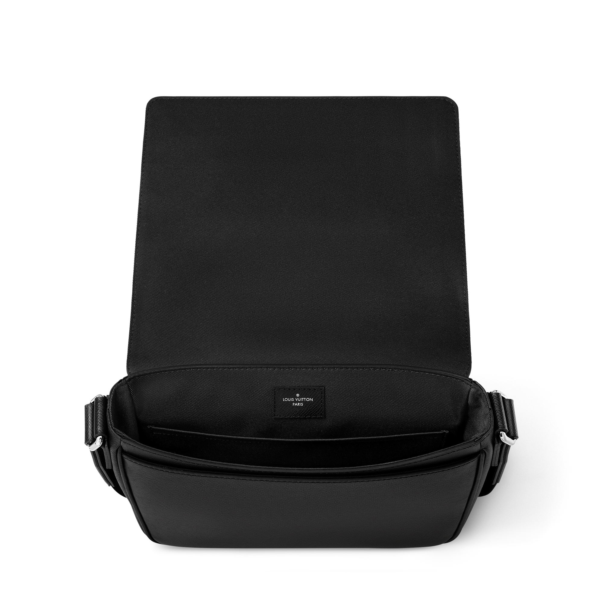 District PM Messenger Bag - Luxury Taiga Leather Black | LOUIS VUITTON